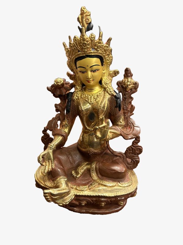 Green Tara Brass | Gold Plated